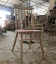 xưởng sản xuất ghế cafe gỗ tự nhiên đẹp rẻ