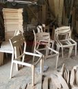 xưởng sản xuất ghế cafe gỗ tự nhiên đẹp rẻ