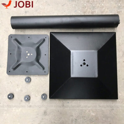 Chân bàn sắt café đế vuông JCB1218