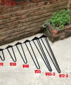 Chân bàn sắt hairpin 3 thanh sơn tĩnh điện JCB1206