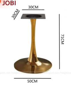 Chân Bàn Sắt cafeTulip mạ vàng nhập khẩu JCB1201